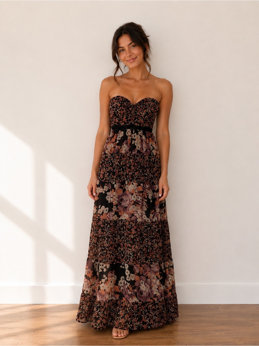 NEW Le Château floral maxi dress Spring/Summer